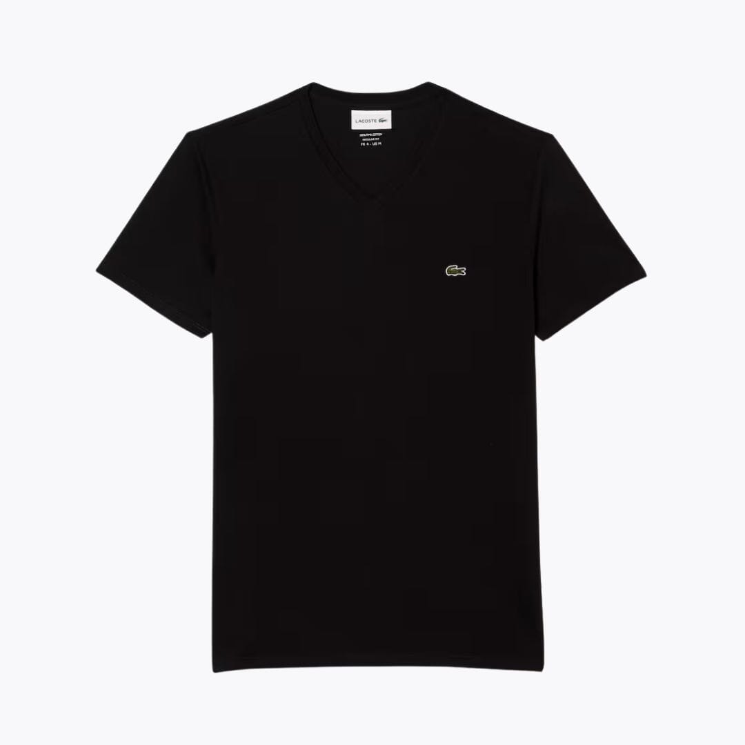 Tricou LC ușor din bumbac Pima, cu decolteu în V