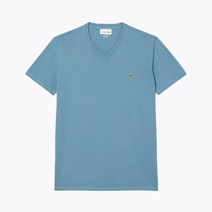 Tricou LC ușor din bumbac Pima, cu decolteu în V