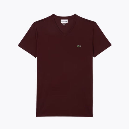 Tricou LC ușor din bumbac Pima, cu decolteu în V