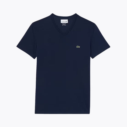 Tricou LC ușor din bumbac Pima, cu decolteu în V