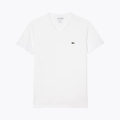 Tricou LC ușor din bumbac Pima, cu decolteu în V
