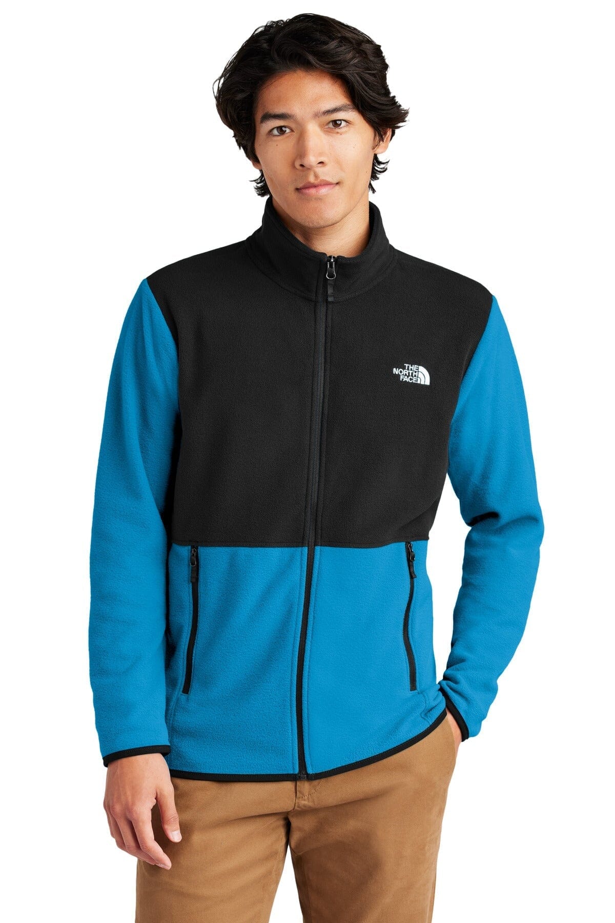 TNF ® Glacier-fleecejack voor heren met volledige ritssluiting
